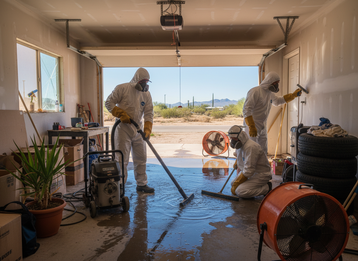 How To Extract Water After A Burst Pipe In Arizona Heat