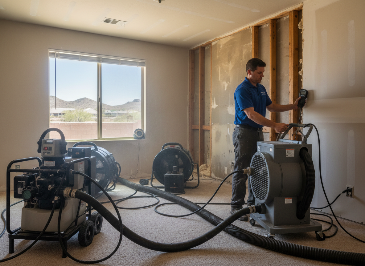 Structural Drying & Dehumidification in Buckeye, AZ